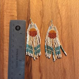 Handcrafted Beaded Earrings - Multicolor